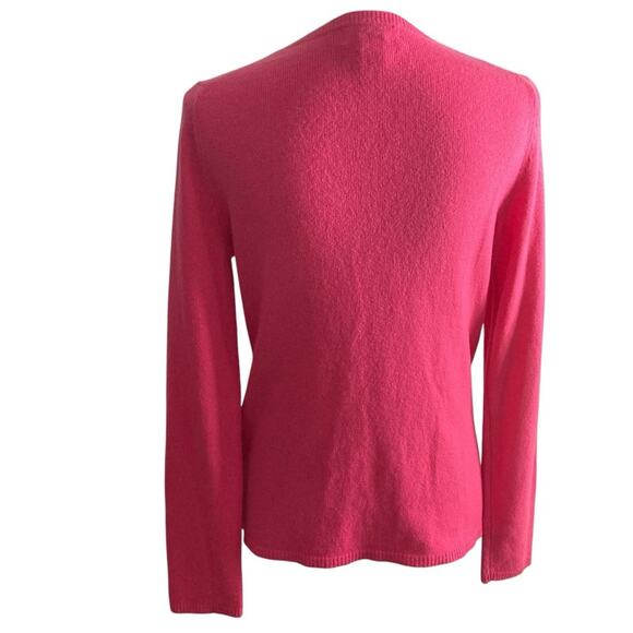 Vintage peck and peck luxury cashmere sweater m barbiecore preppy softgrunge Y2K - Picture 5 of 7